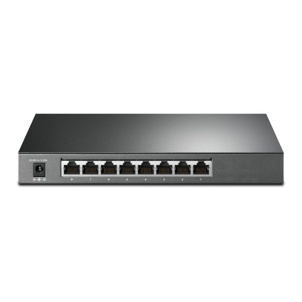 TP-LINK "JetStream™ 8-Port Gigabit Smart Switch with 4-Port PoE+PORT: 4× Gigabit PoE+ PortsSPEC: 802.3at/af, 62 W PoE  