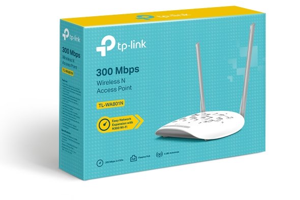 N300 Wi-Fi Access Point SPEED: 300 Mbps at 2.4 GHz SPEC: 2× Fixed Antennas, 1× 10/100M Port  FEATURE: Passive PoE Suppor 