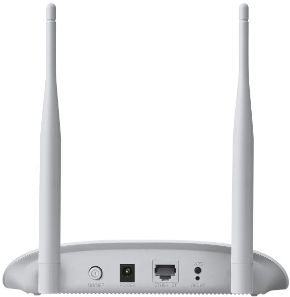 N300 Wi-Fi Access Point SPEED: 300 Mbps at 2.4 GHz SPEC: 2× Fixed Antennas, 1× 10/100M Port  FEATURE: Passive PoE Suppor 