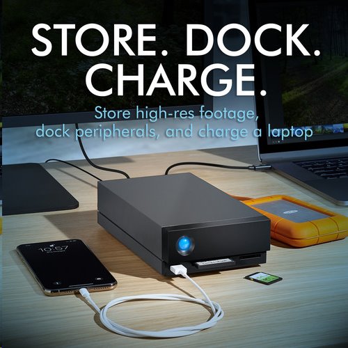 LaCie 1big Dock 10TB Thunderbolt 3 USB-C USB3.0 SD CF external HDD 