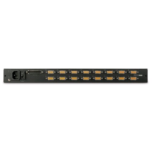 17" stojanová LCD konzola APC s integrovaným 16-portovým analógovým prepínačom KVM 