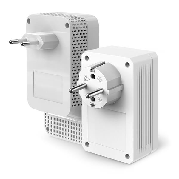 TP-LINK "AV1000 Gigabit Powerline AC1200 Wi-Fi KitKIT: 1× TL-WPA7617 + 1× TL-PA7017PTL-WPA7617:SPEED: 300 Mbps at 2.4 