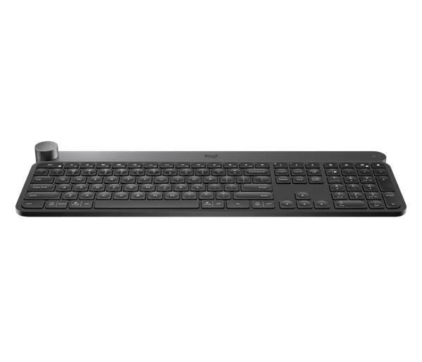 Logitech® CRAFT Wireless Keyboard with creative input dial - BT - INTNL - US International layout 