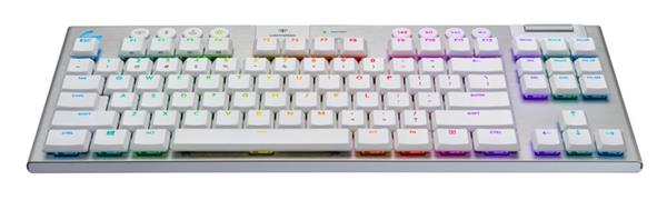 Logitech® G915 TKL Tenkeyless LIGHTSPEED Wireless RGB Mechanical Gaming Keyboard - Tactile - WHITE - US INT&quot;L  