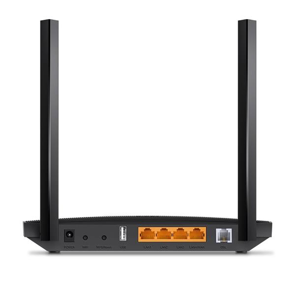 TP-LINK "AC1200 Wi-Fi VDSL/ADSL Modem Gigabit RouterSPEED: 867 Mbps at 5 GHz + 300 Mbps at 2.4 GHz, VDSL Profile 30a 10 