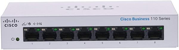 CBS110 Unmanaged 8-port GE, Desktop, Ext PS 