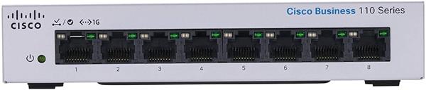 CBS110 Unmanaged 8-port GE, Desktop, Ext PS 