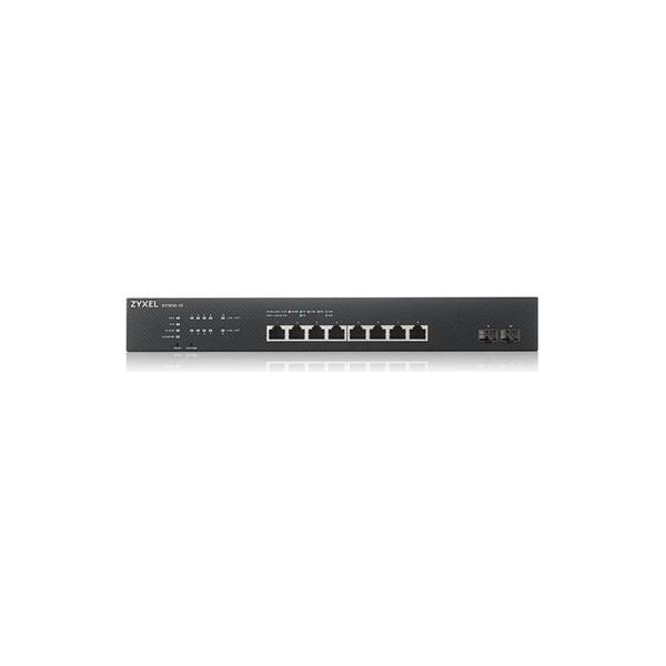 Zyxel XS1930-10 8-portový multi-gigabitový inteligentný riadený prepínač s 2 rozbočovačmi SFP+ 