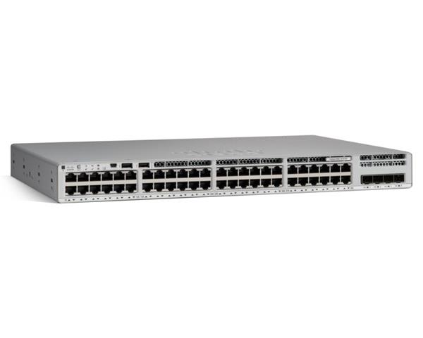 Catalyst 9200L 48-port  Partial PoE+, 4 x 10G, NW Essentials 