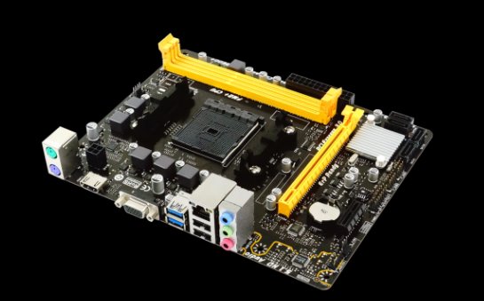 BIOSTAR Main Board A68MHE Soc FM2, DDR3, D-sub, HDMI 