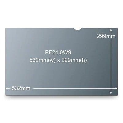 3M Privacy Filter for 24" (16:9) 532mm x 299mm 