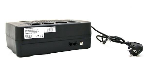 EUROCASE EA280P 800VA LINE INTERACTIVE, RJ11, USB data 