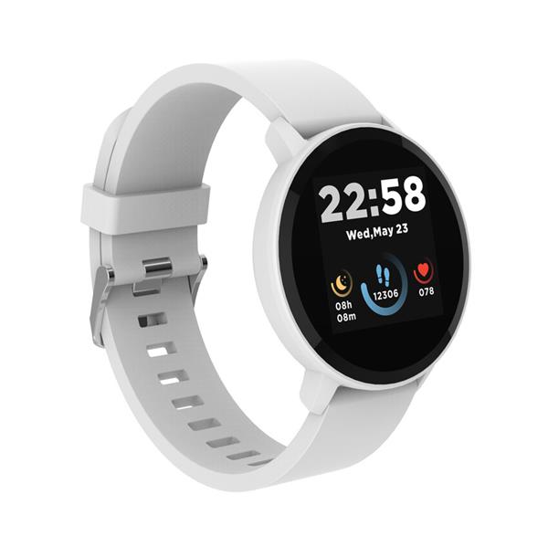 Canyon Lollypop SW-63, smart hodinky, BT, fareb. LCD displej 1.3´´, vodotes. IP68, multišport. režim, biele 