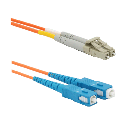 CNS Optický  duplex Patch kábel 9/125, LC/UPC - SC/UPC, 1m