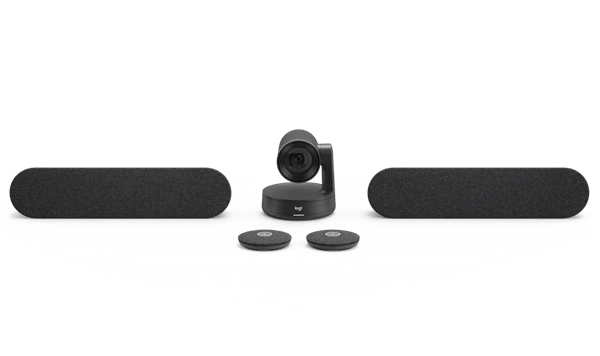 Logitech® Rally Plus Ultra-HD ConferenceCam - BLACK - USB 