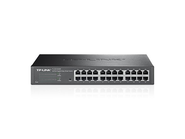 24-Port Gigabit Easy Smart Switch PORT: 24× Gigabit RJ45 Ports SPEC: 1U 13-inch Rack-mountable Steel Case FEATURE: MTU/P