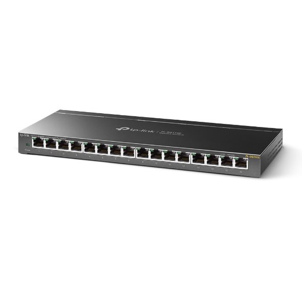 TP-LINK TL-SG116E 16-Port Gigabit Easy Smart Switch, 16 Gigabit RJ45 Ports, Desktop Steel Case