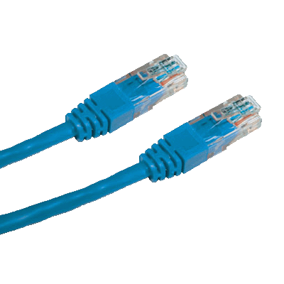 OPTIX Patch kábel Cat5E, UTP, 2m, modrý