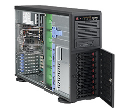 Supermicro® SC745TQ-R1200B/ 8 x 3.5