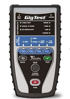 T3 Innovation - GT1005 GigTest - double - validátor dátových sietí