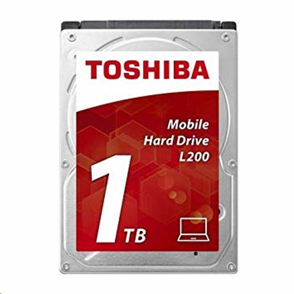 Toshiba HDD Mobile  L200, 1TB 5400rpm, 128 MB, SATA 3Gb/s, 2.5
