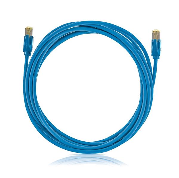 KELine Patch kábel Cat6A, STP, LSOH, 5m, modrý