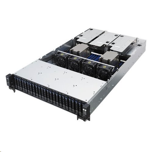 ASUS Serversystem RS720A-E9-RS24-E 2U server 2x7551Epyc 16x DDR4 ECC R, 24x SATA HS (2,5