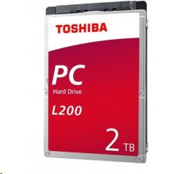Toshiba HDD Mobile  L200, 2TB 5400rpm, 128 MB, SATA 3Gb/s, 2.5