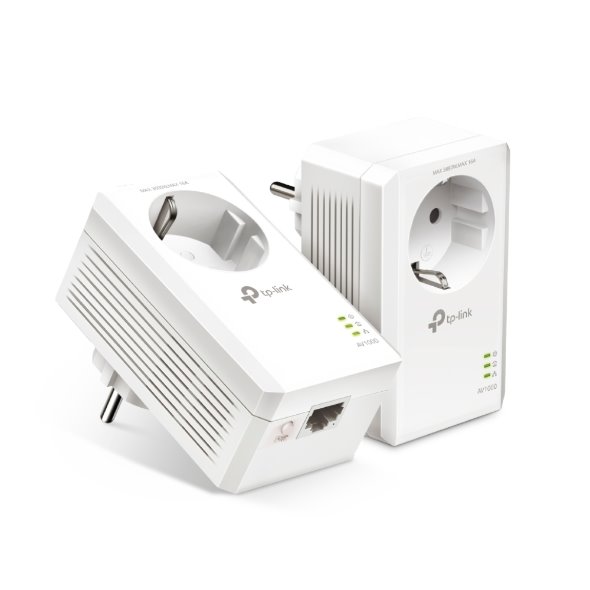 TP-LINK "AV1000 Gigabit Passthrough Powerline Starter KitSPEED: 1000 Mbps PowerlineSPEC: Broadcom CPU, HomePlug AV2, 1