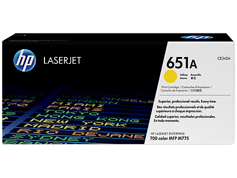 Toner HP 651A yellow