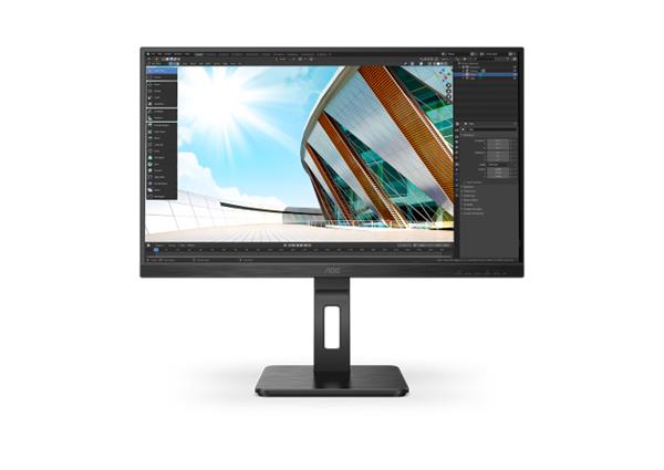 AOC Q27P2Q 27"W IPS LED 2560x1440 50 000 000:1 4ms 300cd HDMI DP USB-C PIVOT repro 