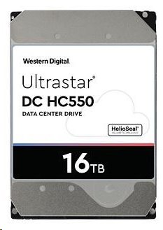 Western Digital Ultrastar DC HC550 3,5" HDD 16TB 7200rpm SAS 12Gb/s 512MB