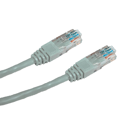 OPTIX patch kábel Cat5E, UTP, 0,25m, šedý