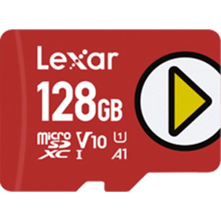128GB Lexar® PLAY microSDXC™ UHS-I cards, up to 150MB s read