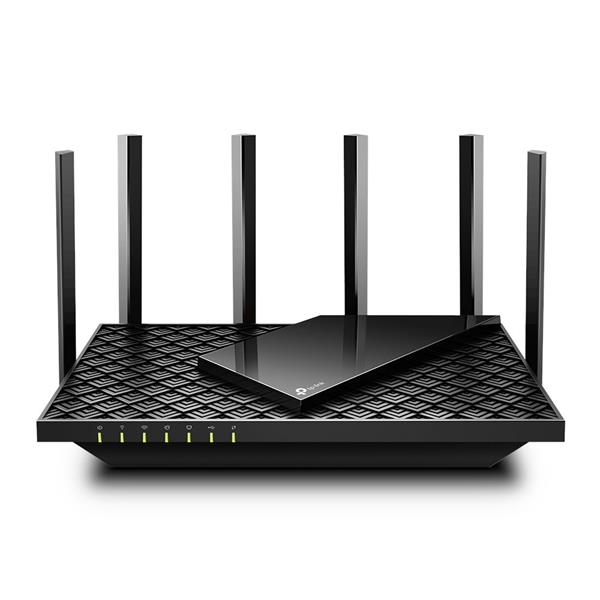 TP-LINK "AX5400 Dual-Band Wi-Fi 6 RouterSPEED: 574 Mbps at 2.4 GHz + 4804 Mbps at 5 GHzSPEC: 6× Antennas, Broadcom 1.5