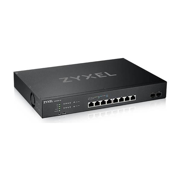 Zyxel XS1930-10 8-portový multi-gigabitový inteligentný riadený prepínač s 2 rozbočovačmi SFP+