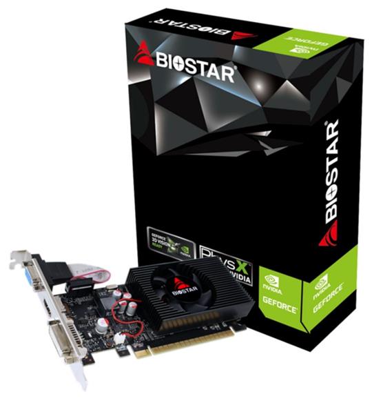 Biostar GT730, 2GB/128bit, DDR3, D-Sub, DVI, HDMI, LP