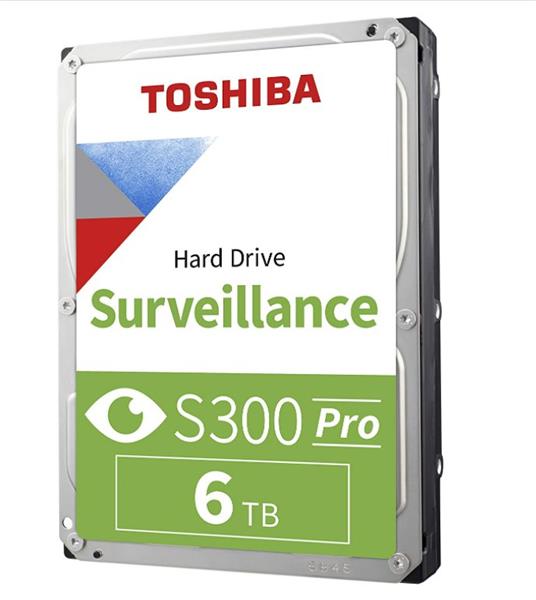 HDD  TOSHIBA Surveillance S300 PRO 3.5", 6TB, 256MB, SATA  6.0 Gbps, 7200rpm