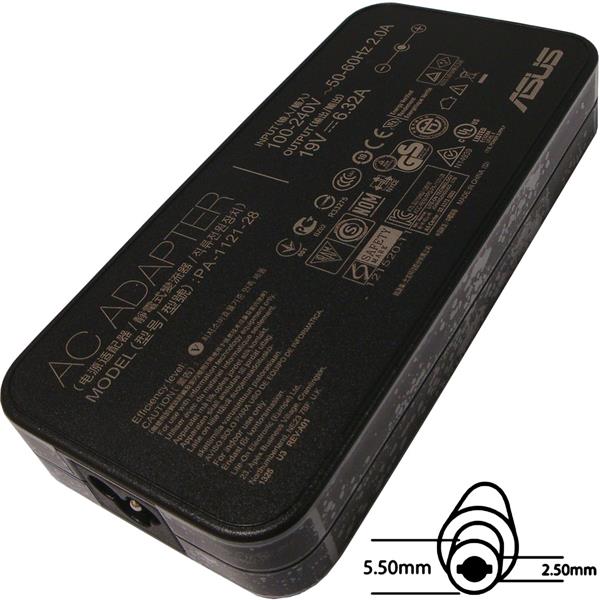 ASUS AC NAPÁJACÍ ADAPTÉR 120W 19V 3pin 5,5x2,5mm bez EU plug