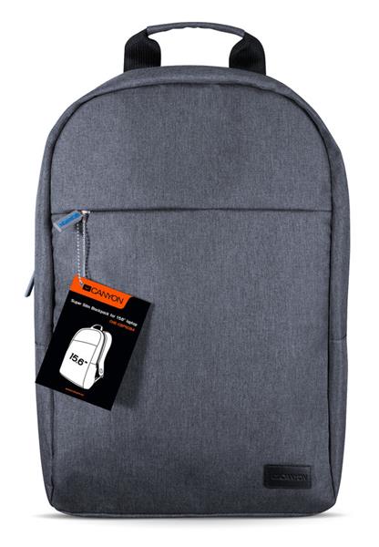 Canyon BP-4, batoh na notebook do veľkosti 15,6", štíhly, šedo-modrý