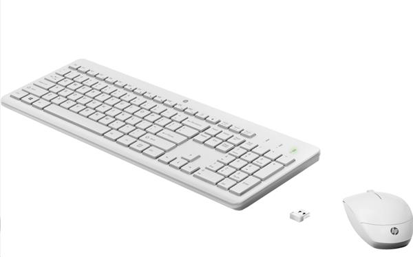 HP 230 Wireless Mouse and Keyboard Combo White