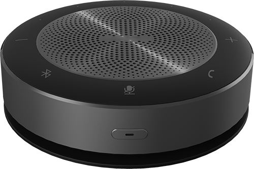 Speakerphone Alpha Prestigio Solutions VCS: 5W, 6 mic, 5m (Radius), Wireless charging, Connection via USB Type-C, AUX or