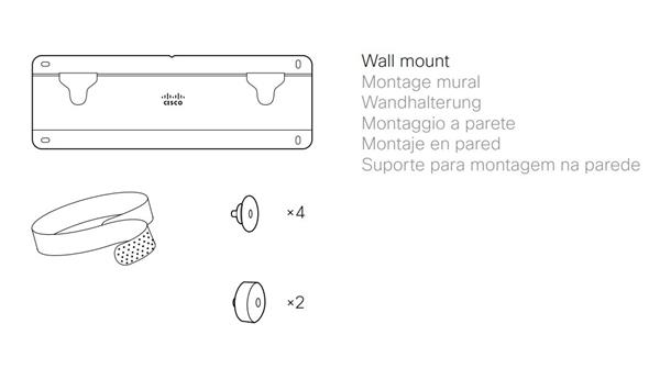 Wall mount Kit for Webex Desk