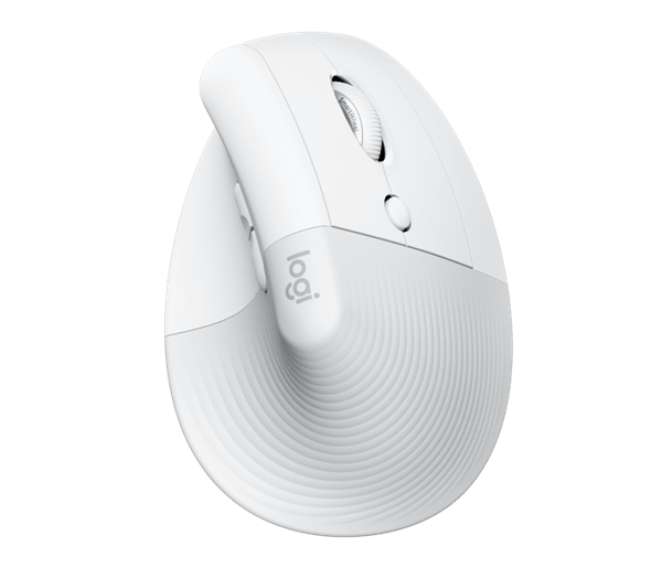 Logitech® Lift Vertical Ergonomic Mouse for Business - OFF-WHITE/PALE GREY - pre pravákov