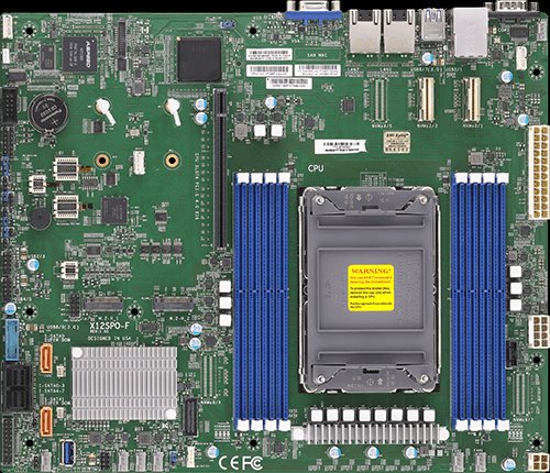 SupermicroServer board MBD-X12SPO-F single Socket LGA-4189 ATX 