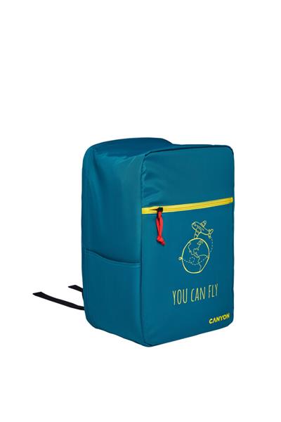 Canyon CNS-CSZ03DGN01, batoh na notebook - palubovka, do veľkosti 15,6",  mechanizmus proti zlodejom, 20l, modro-žltý