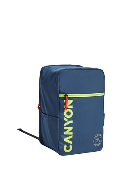 Canyon CSZ-02, batoh na notebook - palubovka, do veľkosti 15,6",  mechanizmus proti zlodejom, 20l, modrý