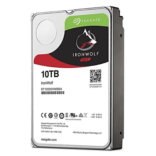 Seagate IronWolf NAS HDD 10TB 7200RPM 256MB SATA III 6Gbit/s