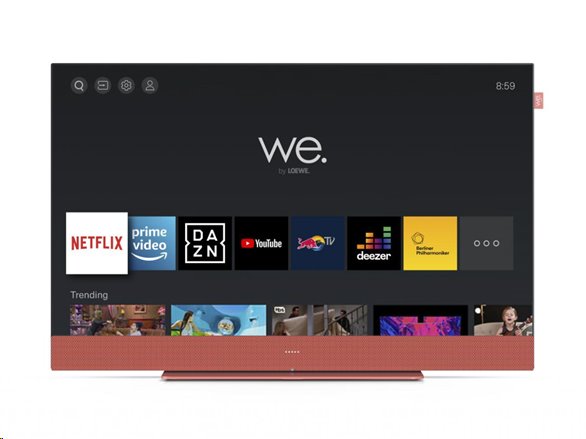 We by Loewe We.SEE 32, Coral Red, Smart TV, 32' LED, Full HD, HDR, vstavaný DOLBY ATMOS soundbar,