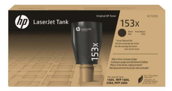 HP 153X Black Original LaserJet Tank Toner Reload Kit